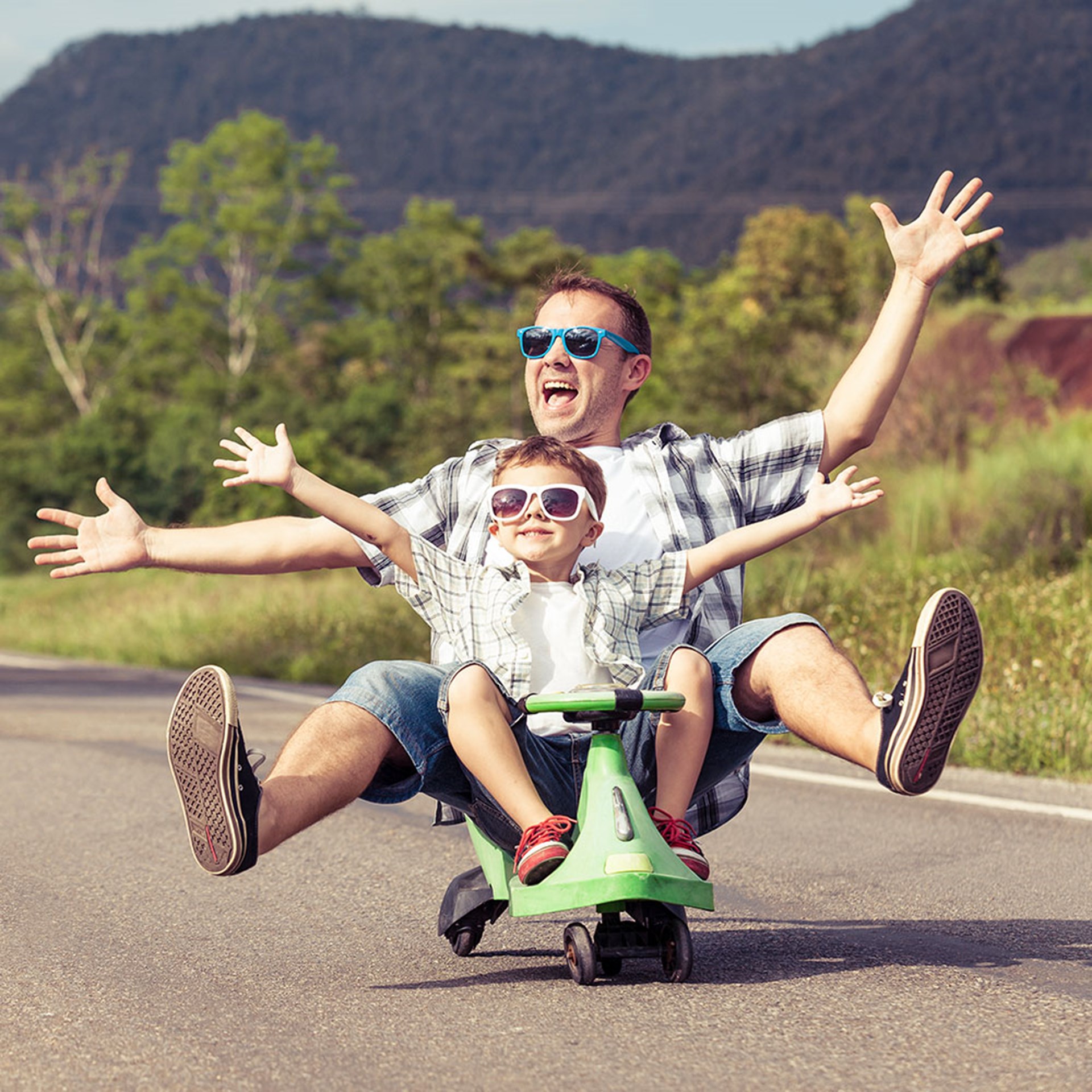 Ferienspaß for free - Vater mit Sohn Ferienspaß for free - Vater mit Sohn